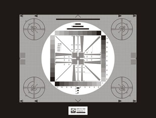 透射式解析度灰阶综合测试卡